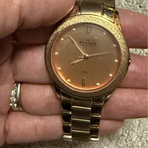 Skagen rose gold watch
